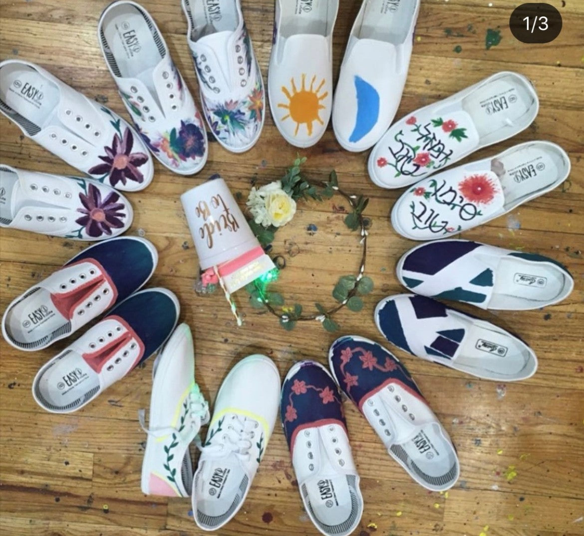 Slip-On Sneaker Painting  Kit