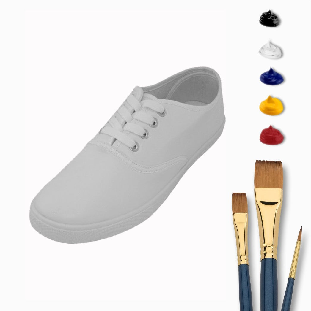 Lace-Up Sneaker Painting Kit