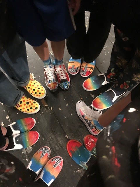 Lace-Up Sneaker Painting Kit